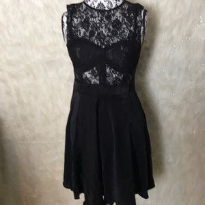 NWT Free People Eclipse Fit & Flare Slip Black
